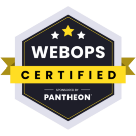 WebOps Certified sponsored by Pantheon