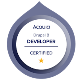 Acquia Drupal 8 Developer Certified