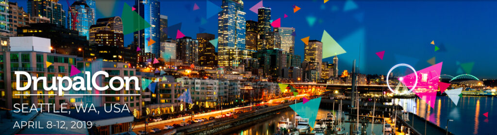 Screen grab of DrupalCon Seattle website banner