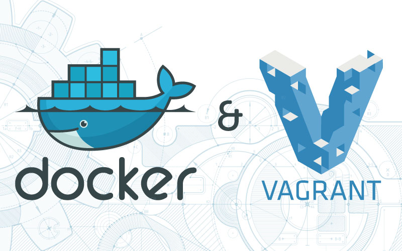 Docker and Vagrant logos