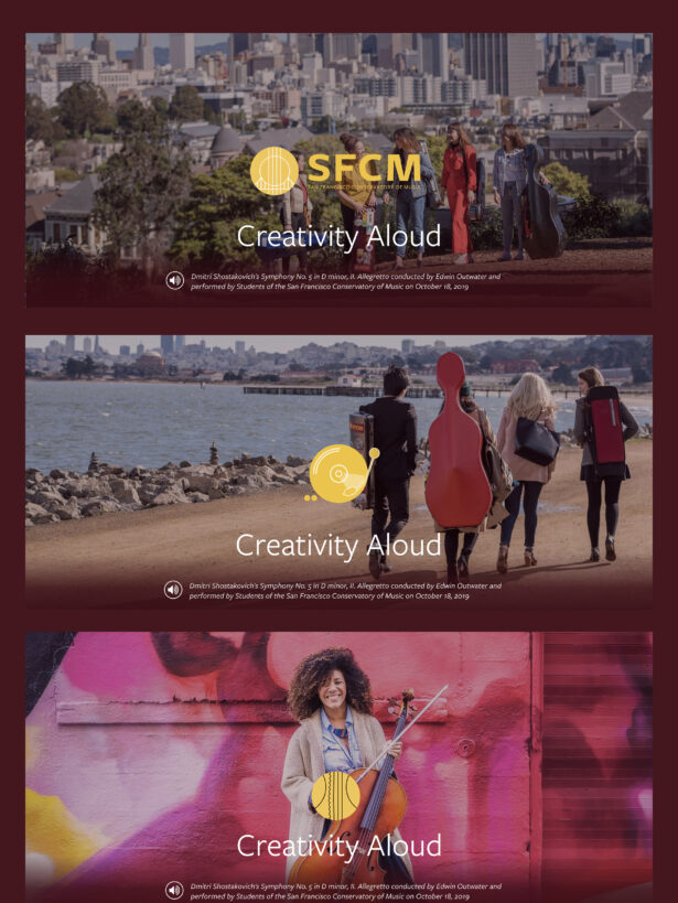 Hero images for the SFCM home page