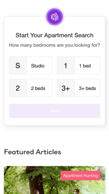 Apartment List Mobile Search