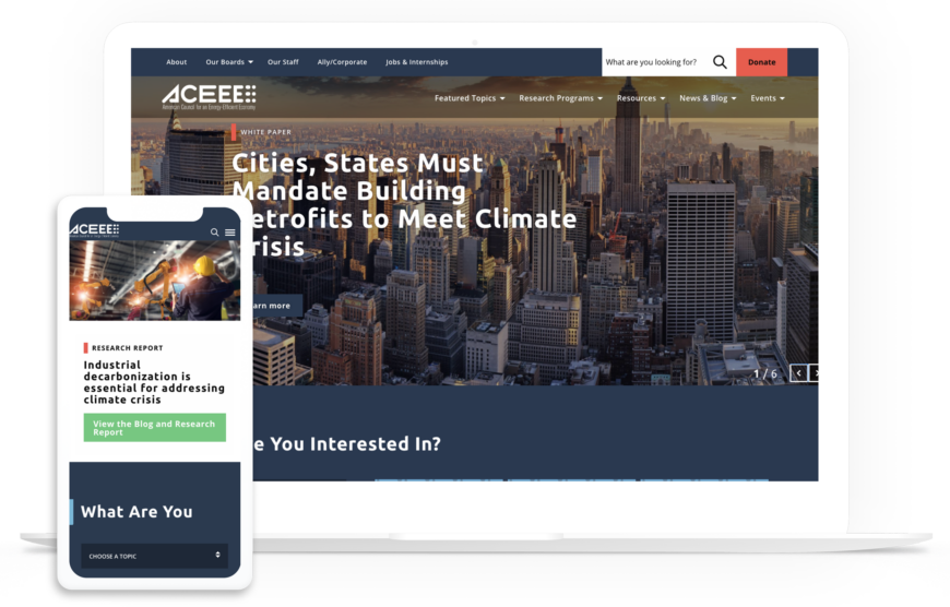 American Council for an Energy-Efficient Economy (ACEEE) | Kanopi Studios