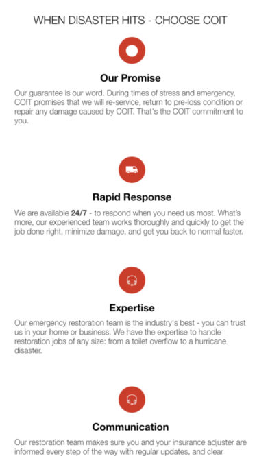 Key COIT benefits