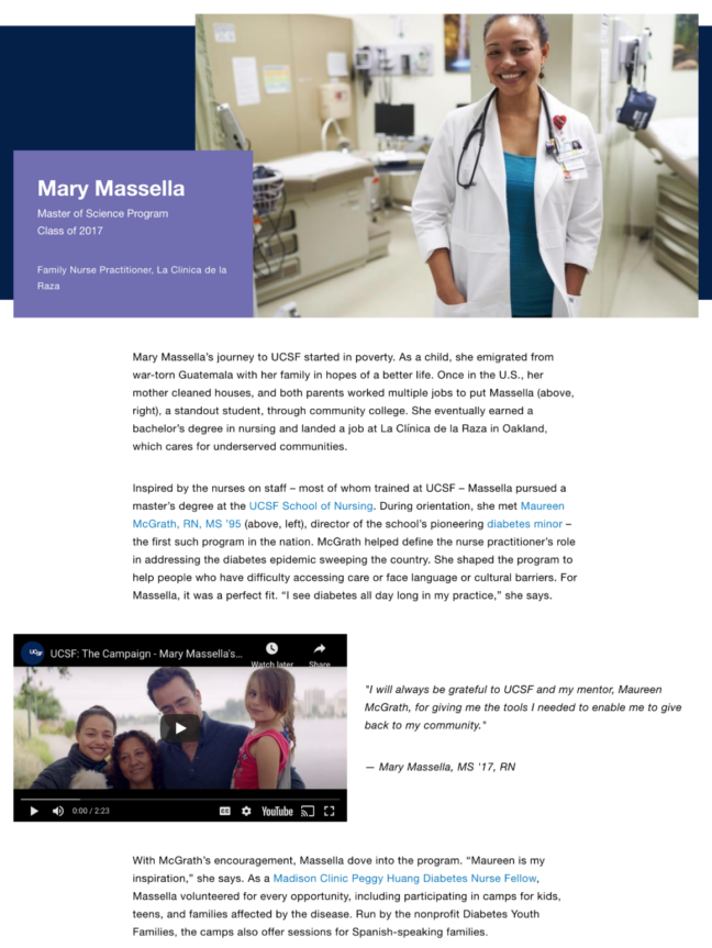 UCSF Nursing Story