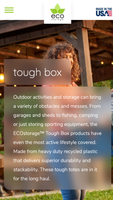 EcoStorage Product Page