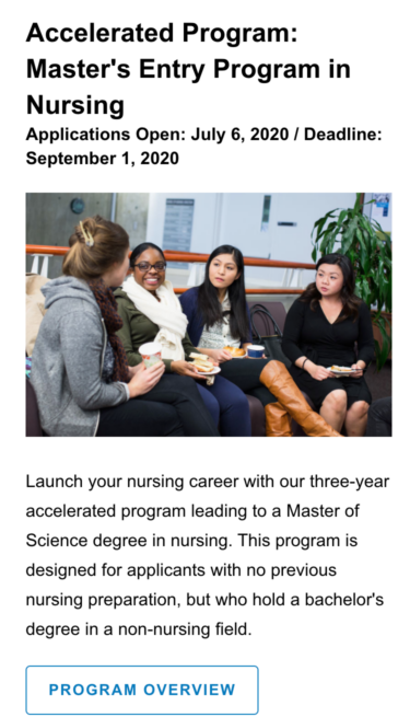UCSF Nursing Application