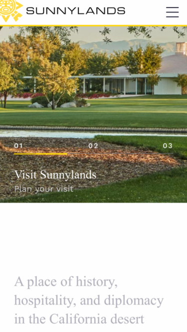 Sunnylands home page