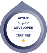 Acquia Certification Badge Developer Drupal 10.png