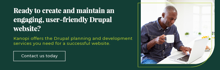 Kanopi offers the Drupal planning and development services you need to maintain a successful website. 