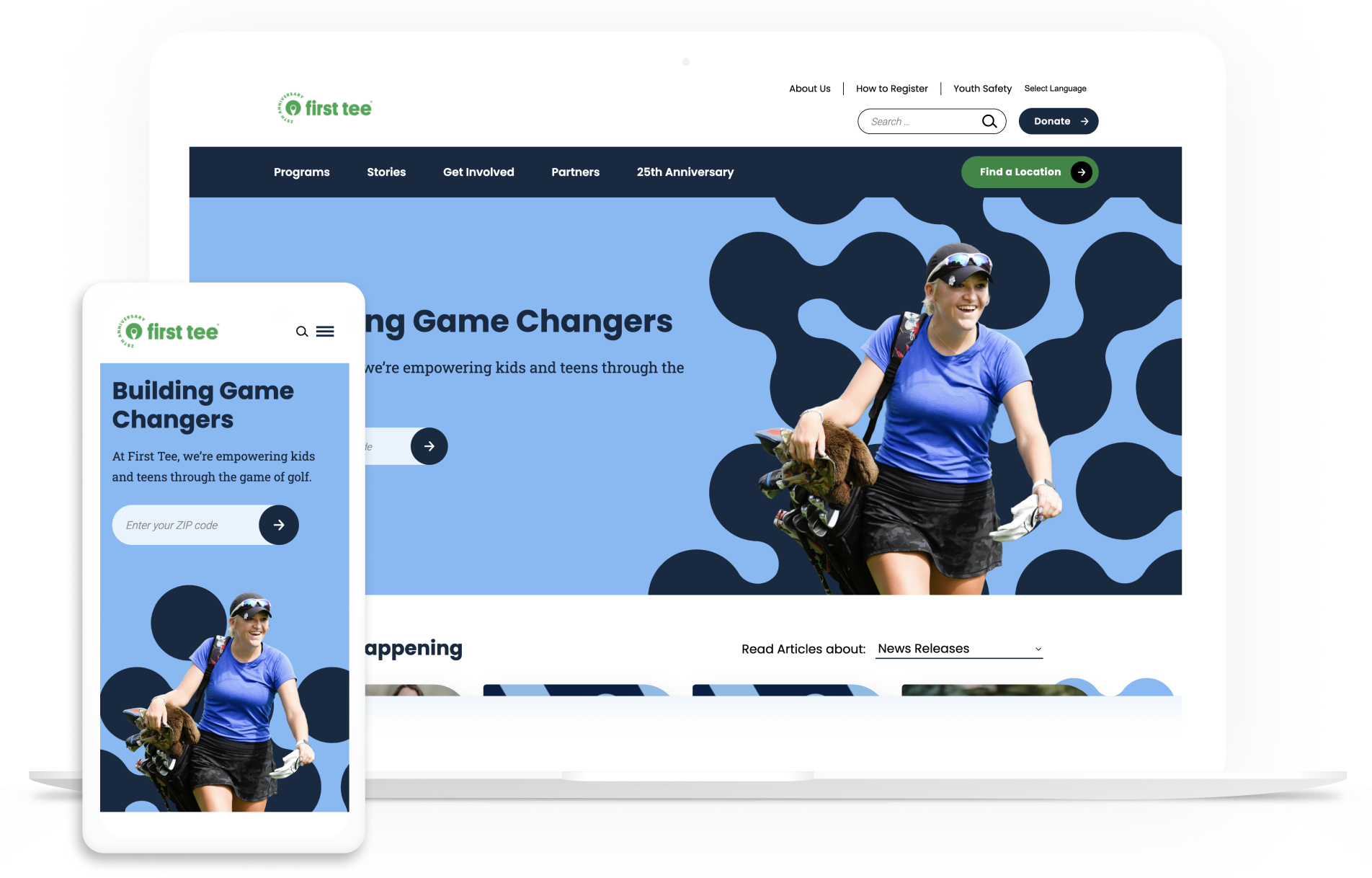 First Tee - Homepage