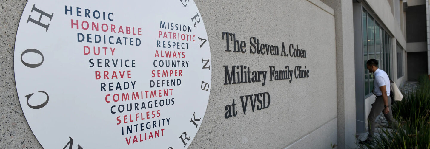 CVN logo on the outside of a building