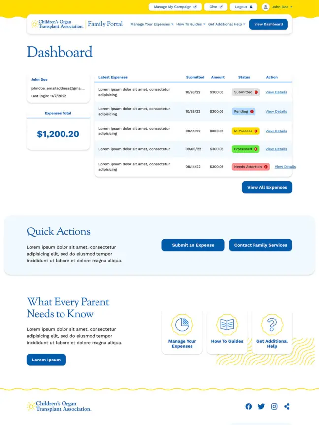 COTA Client Portal