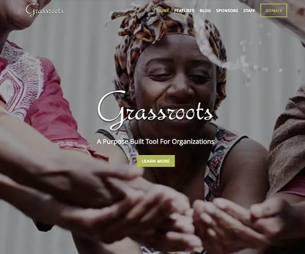 Grassroots WordPress theme for nonprofits