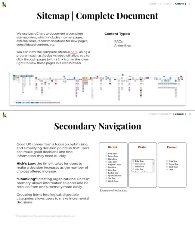 Moscone content strategy documents