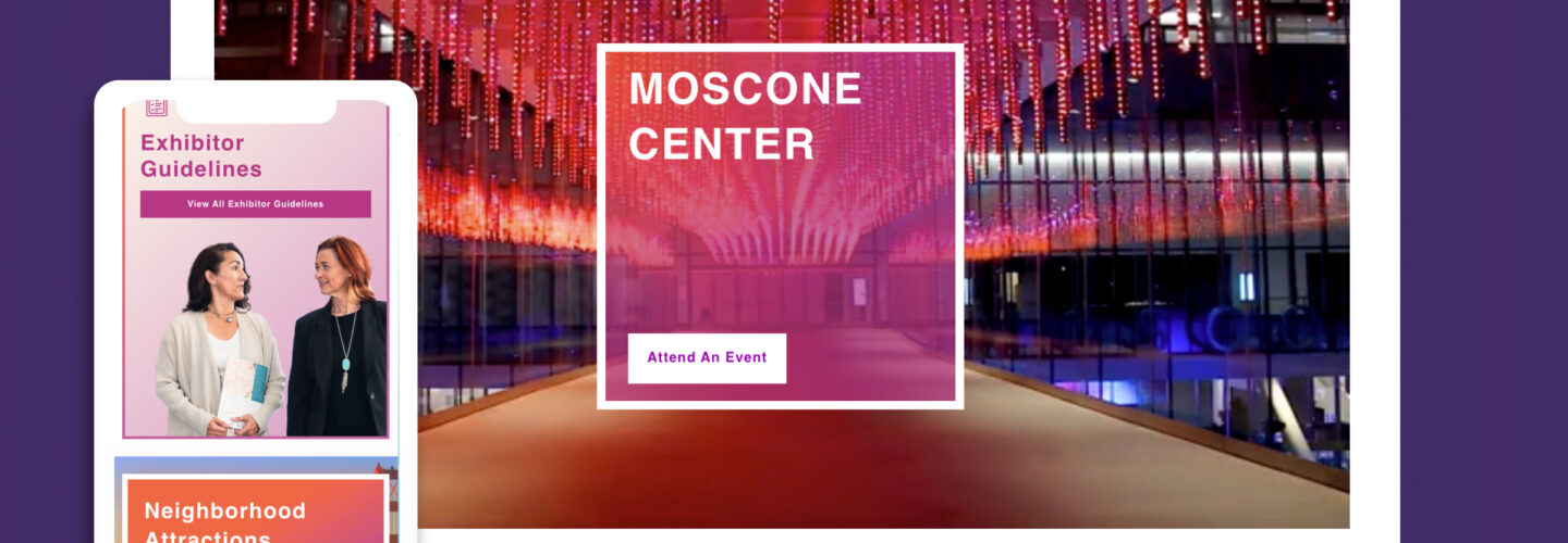 Moscone website on multiple devices