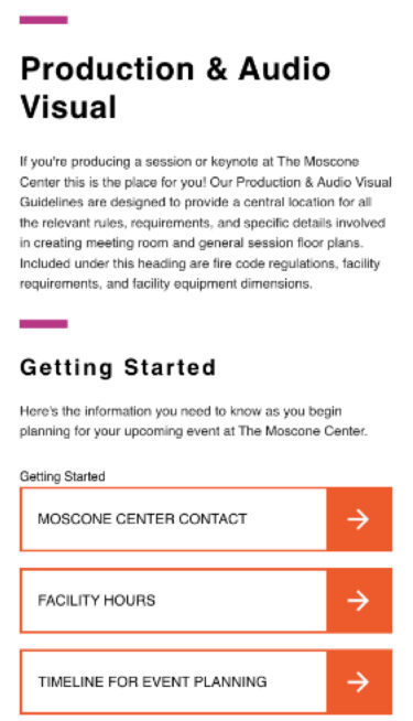 Moscone mobile of interior page