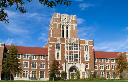 An administrative building at a college