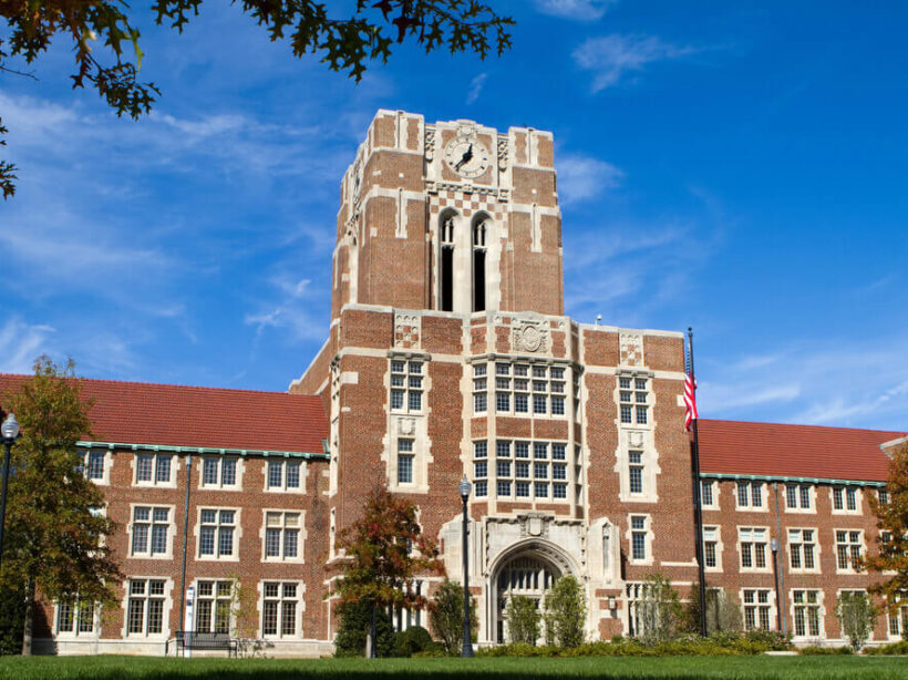 An administrative building at a college