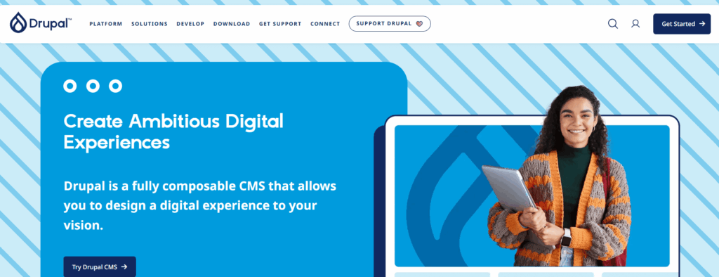 Drupal homepage