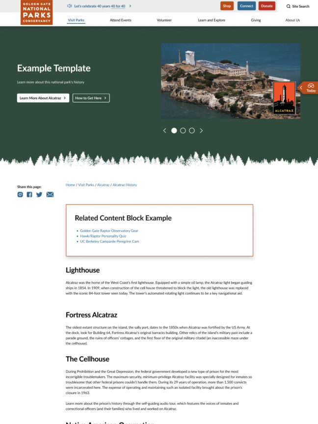 Parks Conservancy Template