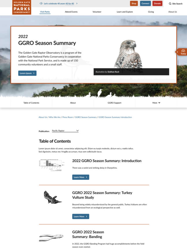 Parks reports