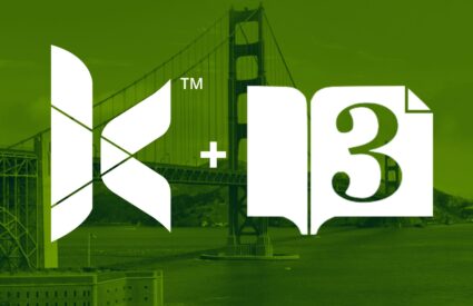 Kanopi and Chapter3 logos in white on top of a background image of the Golden Gate bridge