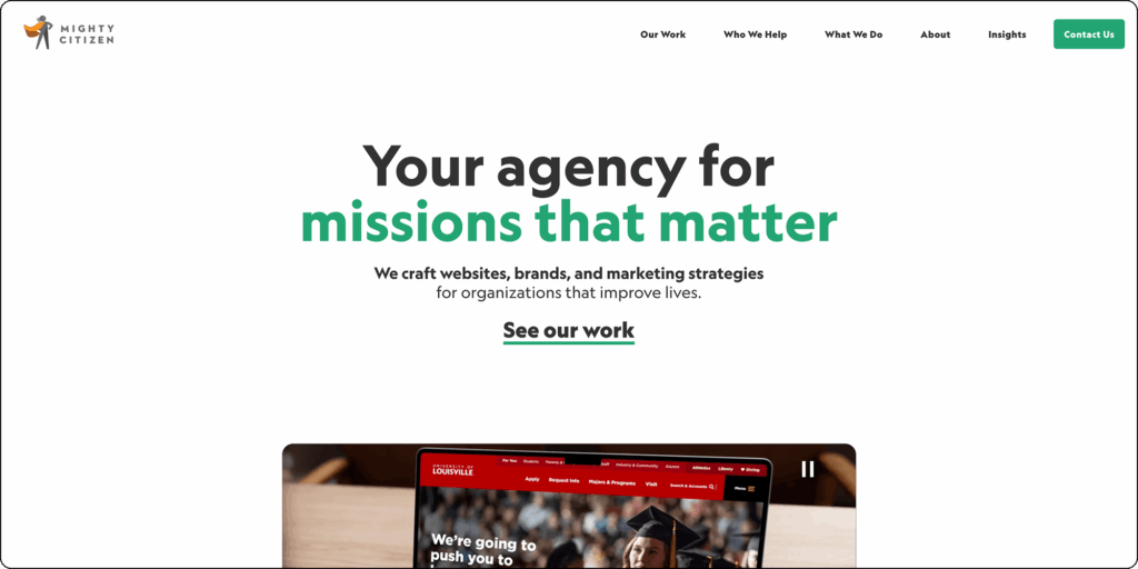 The Mighty Citizen homepage