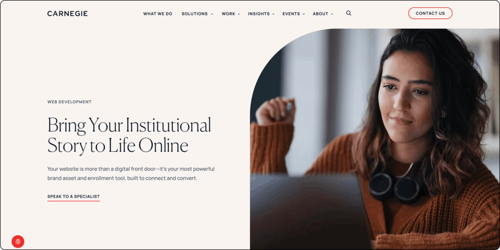 Carnegie homepage