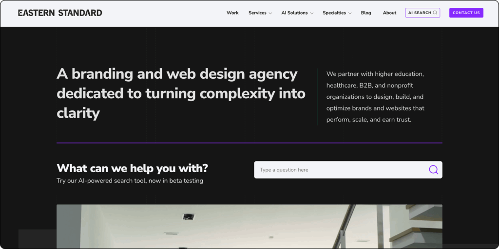 Eastern Standard homepage