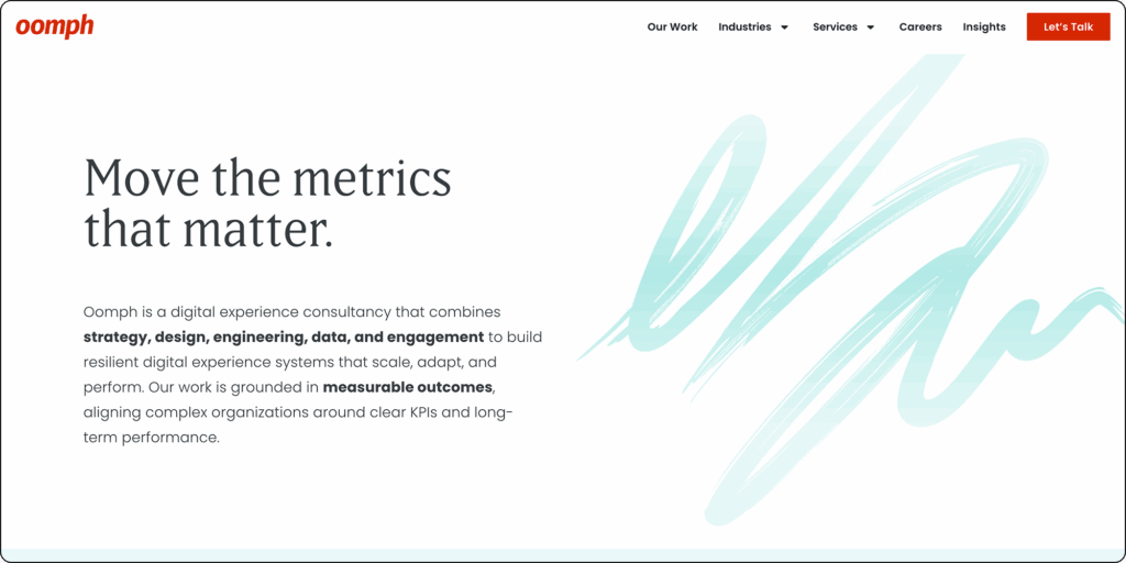 Oomph homepage