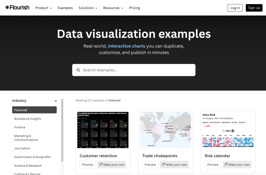 Flourish Studio homepage